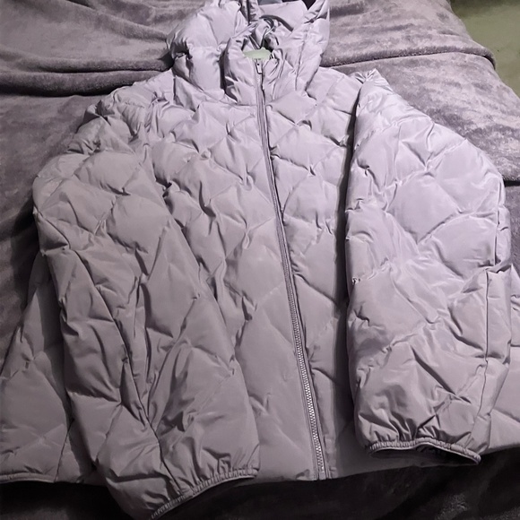 Uniqlo puff tech women’s xl parka gray - Picture 3 of 3